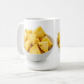 Mug morceaux d'ananas dans un bol (Devant gauche)