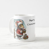 Mug Morceaux mignons avec cadeaux enrobés Chapeau de S (Devant gauche)