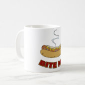 Mug Mordez-moi - hot-dog (Devant gauche)