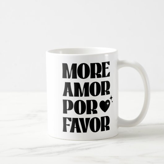 Mug More Amor R Favor Retro Love Valentine Aestheti  (Droite)