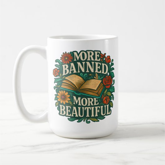 Mug More Banned, More Beautiful (Gauche)