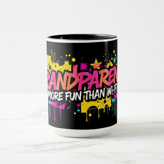 Mug More Fun Than Wi-Fi Grandparent Day (Centre)