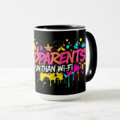 Mug More Fun Than Wi-Fi Grandparent Day (Devant droit)