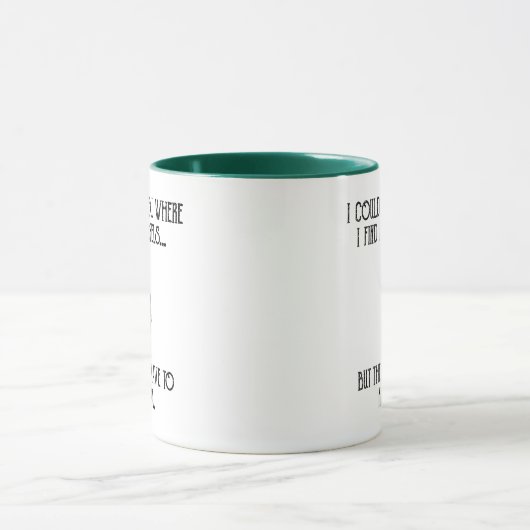 Mug Morel Chasseur de champignons Funny (Centre)