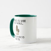 Mug Morel Chasseur de champignons Funny (Devant gauche)