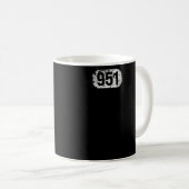 Mug Moreno Valley California 951 Indicatif régional Re (Devant droit)