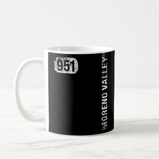 Mug Moreno Valley California 951 Indicatif régional Re (Gauche)