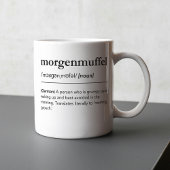 Mug Morgenmuffel Définition Drôle Mot allemand moderne