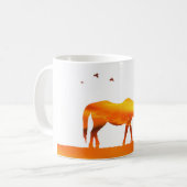 Mug Moring Sunrise Abstraite Horse Coffee Cup (Devant gauche)