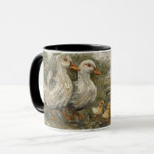 Mug Morning Commute Whimsical Farmhouse Duck Rainy Day (Devant gauche)