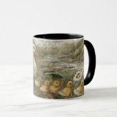 Mug Morning Commute Whimsical Farmhouse Duck Rainy Day (Devant droit)