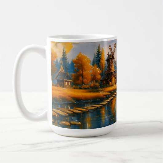 Mug Morning Light Over the Windmill (Gauche)