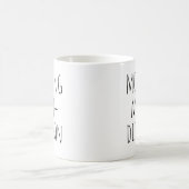 Mug Morning Meow‑ditation Calm Typography Cat (Centre)