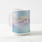 Mug Morning Mist dans la vallée des Alpes (Devant gauche)