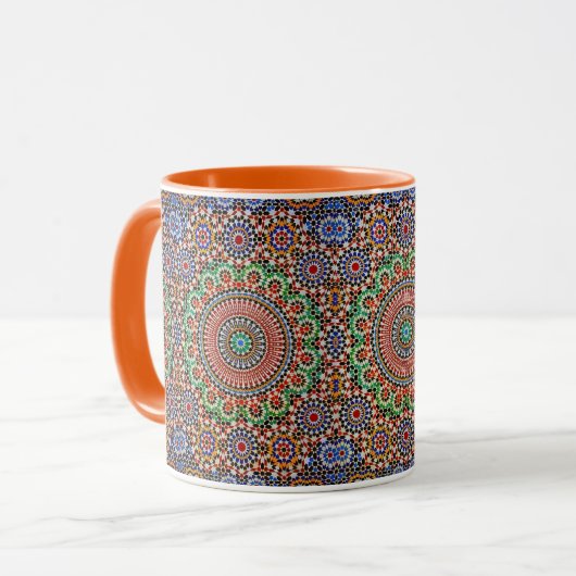 Mug Moroccan Geometric Pattern  (Devant gauche)
