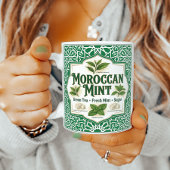 Mug Moroccan Mint Tea Botanical Recipe