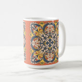 Mug Moroccan mosaic, mandala (Devant droit)
