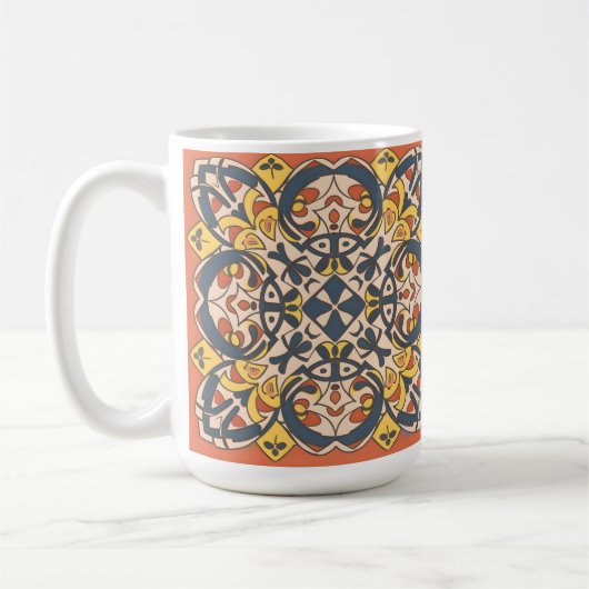 Mug Moroccan mosaic, mandala (Gauche)