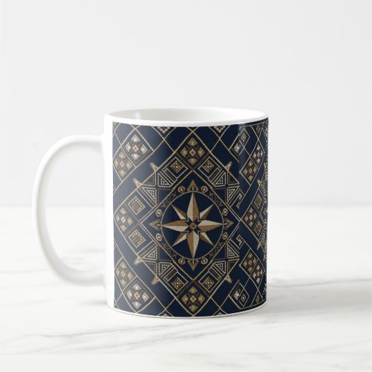 Mug Moroccan rug Compass Star (Gauche)