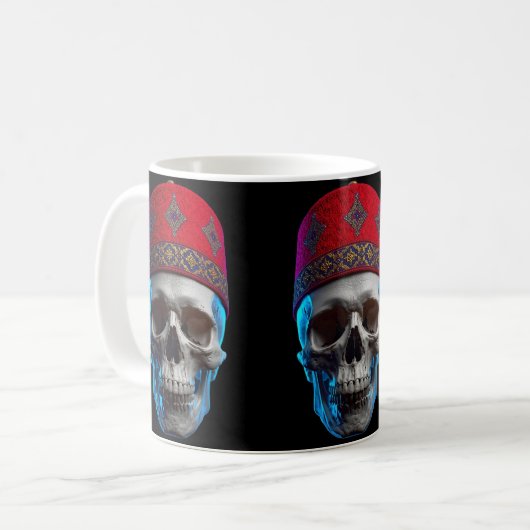 Mug Moroccan Skull Art (Devant gauche)