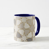 Mug Moroccan Zellige Geometric Pattern Cup (Devant droit)