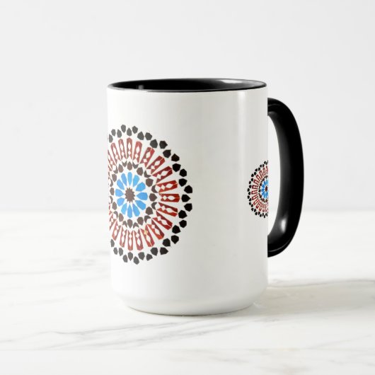 Mug Moroccan Zellige Harmony (Devant droit)