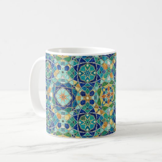 Mug Moroccan Zellige Tile Pattern  (Devant gauche)