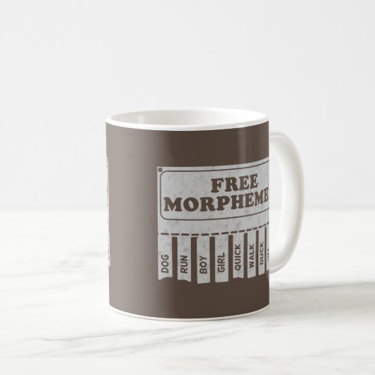 Mug Morphèmes libres (Devant droit)
