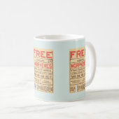 Mug Morphèmes libres Grammaire amusante Phonie anglais (Devant droit)