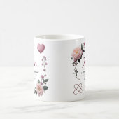 Mug Morphing magique - Floral Maman Amour Révéler (Centre)