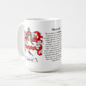Mug Morrell, l'origine, la signification et la crête (Devant gauche)