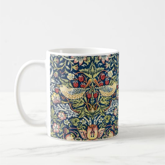 Mug Morris - Framboise Voleur d'oiseaux et de fleurs (Gauche)