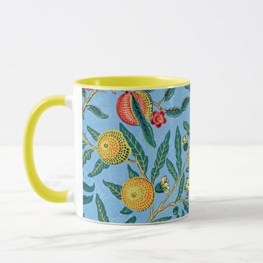 Mug Morris - Quatre fruits, motif populaire, (Gauche)