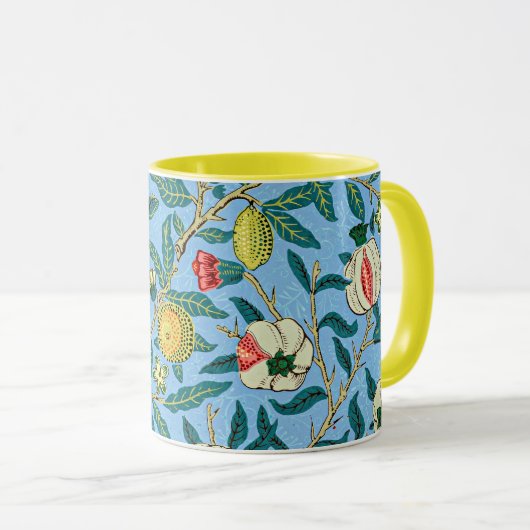 Mug Morris - Quatre fruits, motif populaire, (Devant droit)