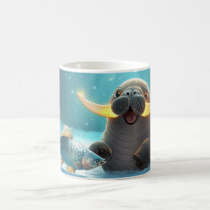 Mug Morse Cartoon Style vibrant Mignon Coloré