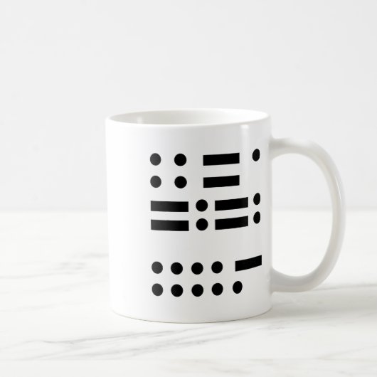 Mug Morse Code Anti Trump 45 Feministe Résiste À La Tr (Droite)