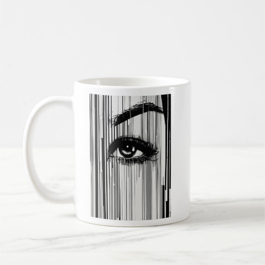 Mug : "Morse Code Visage Tee" (Gauche)