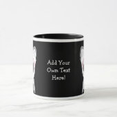 Mug Morsure de requin/texte drôles de coutume attaque (Centre)