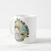 Mug Mort à l'intérieur mais caféiné (Devant gauche)