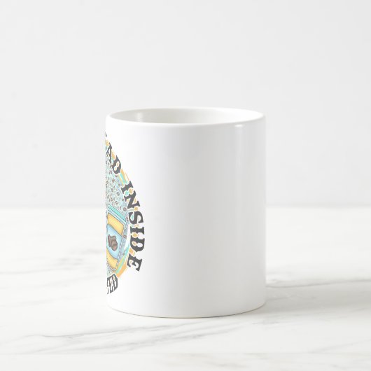 Mug Mort À L'Intérieur Mais Caffiné (Centre)