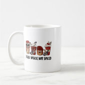 Mug Mort À L'Intérieur, Mais Épicé Thanksgiving Chute (Gauche)