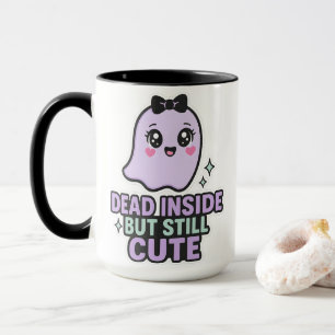 Mug Mort À L'Intérieur Mais Toujours Mignonne Fantôme 