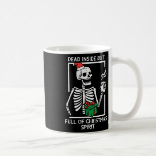 Mug Mort dans l'esprit de Noël complet Squelette Noël
