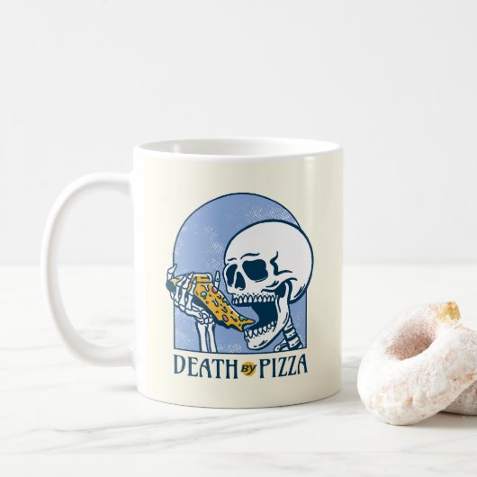 Mug Mort par Pizza (Avec donut)