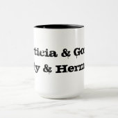 Mug Morticia et Gomez et lis et Hermann (Centre)