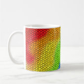 Mug Mosaic Abstrait Rainbow Design - (Gauche)