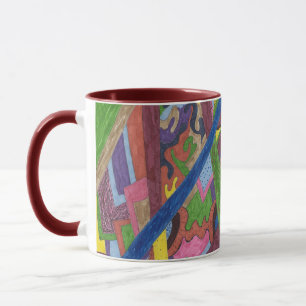 Mug "Mosaic Cross Roads" Art Abstrait
