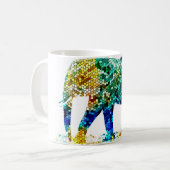 Mug Mosaic Elephant Design 36 (Devant gauche)