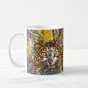 Mug Mosaic Multicolor Chat 697