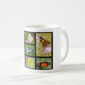 Mug Mosaic photos of butterflies (Devant droit)